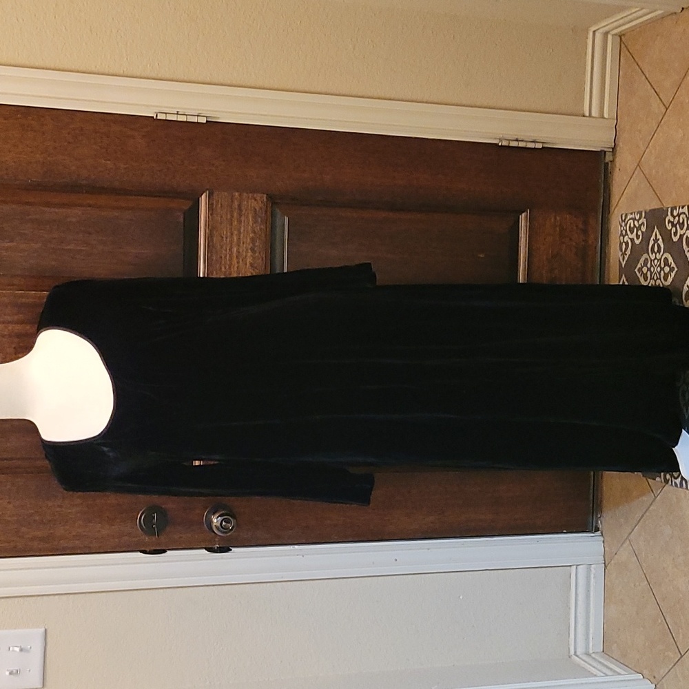 Laura Ashley Velour Long Dress